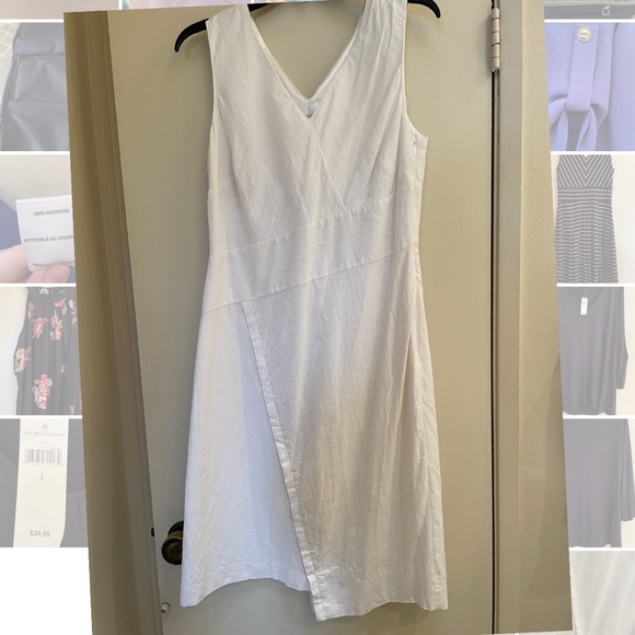 WhiteHouse BlackMarket White Dress - Picture 3 of 5